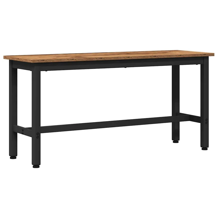 Banc de salle à manger Bois ancien 100 x 32,5 x 48,5 cm - 2