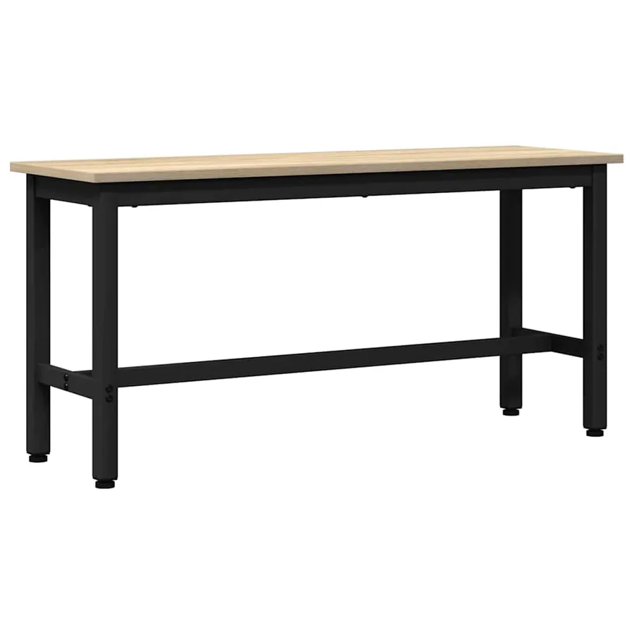 Banc de salle à manger 2 pcs Chêne Sonoma 100 x 32,5 x 48,5 cm - 4