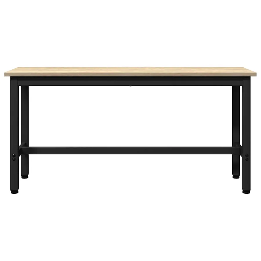 Banc de salle à manger 2 pcs Chêne Sonoma 100 x 32,5 x 48,5 cm - 5