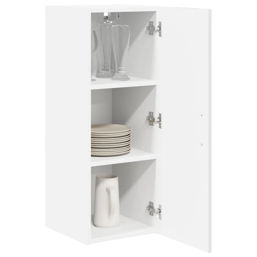 Meuble mural LUCCA Blanc brillant 30 x 31 x 80 cm - 3