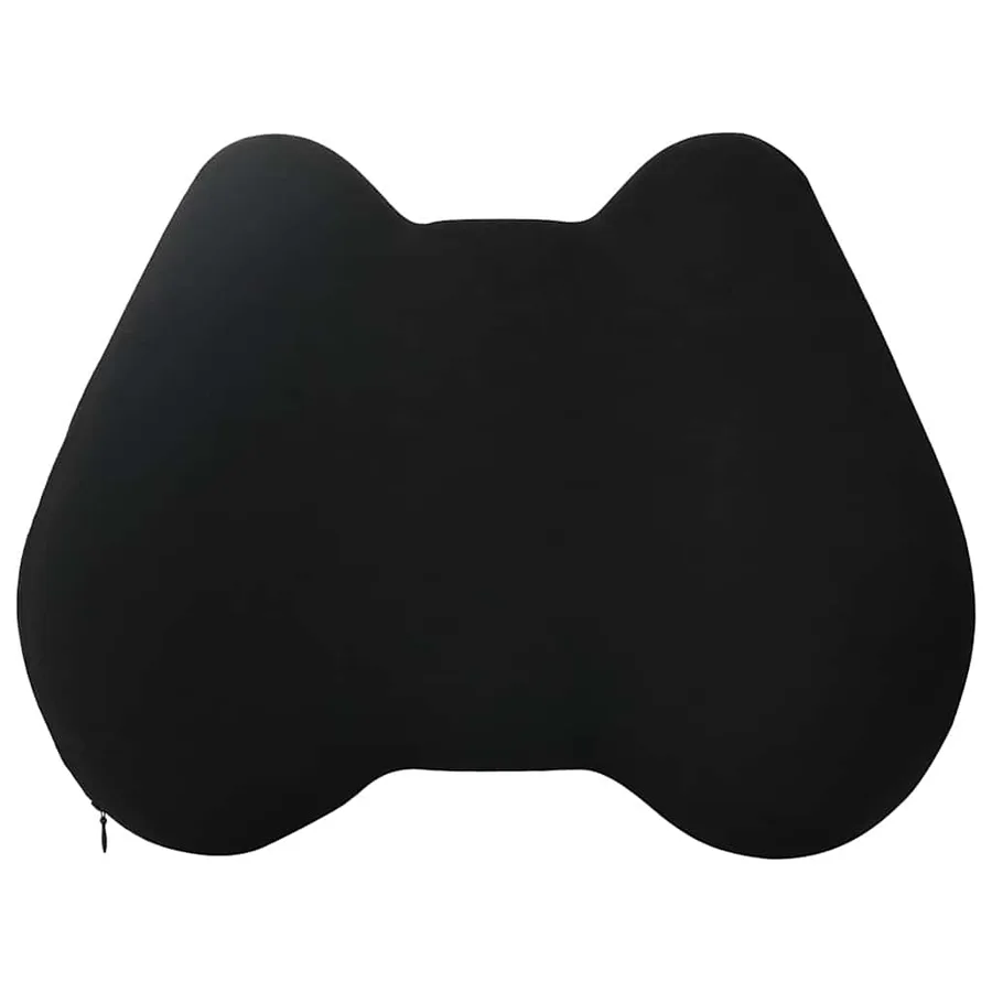 Coussin dorsal Noir Mousse à mémoire de forme 40 x 32 x 13 cm - 4