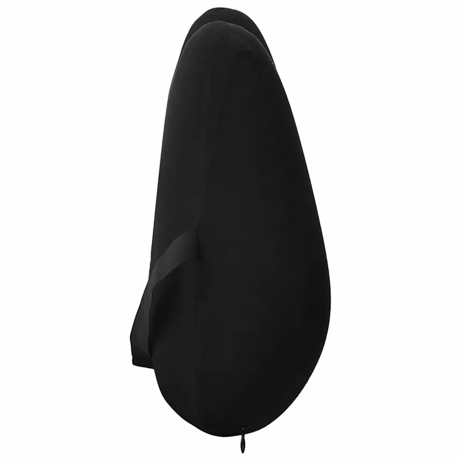 Coussin dorsal Noir Mousse à mémoire de forme 40 x 32 x 13 cm - 6