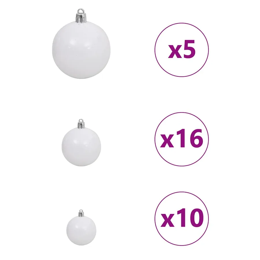 Sapin de Noël Artificiel à Branches Articulées Vert 210 cm - 11