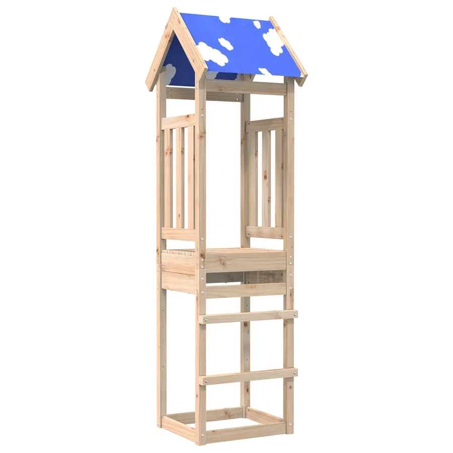 Tour de jeu Marron 52,5 x 46,5 x 208 cm Pin massif - 3