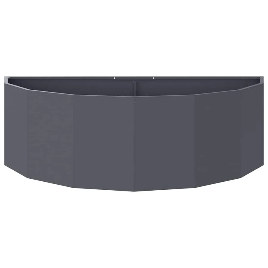 Jardinière Anthracite 120 x 60 x 35 cm Acier - 5