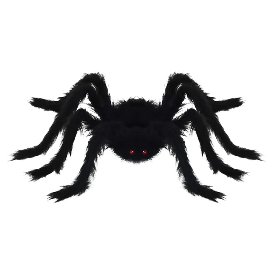 Décoration Araignée Halloween 6 pcs Noir 75 cm - 6