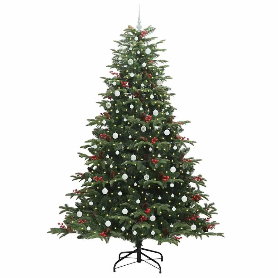 Sapin de Noël artificiel Vert 240 cm PVC, métal et plastique - 3