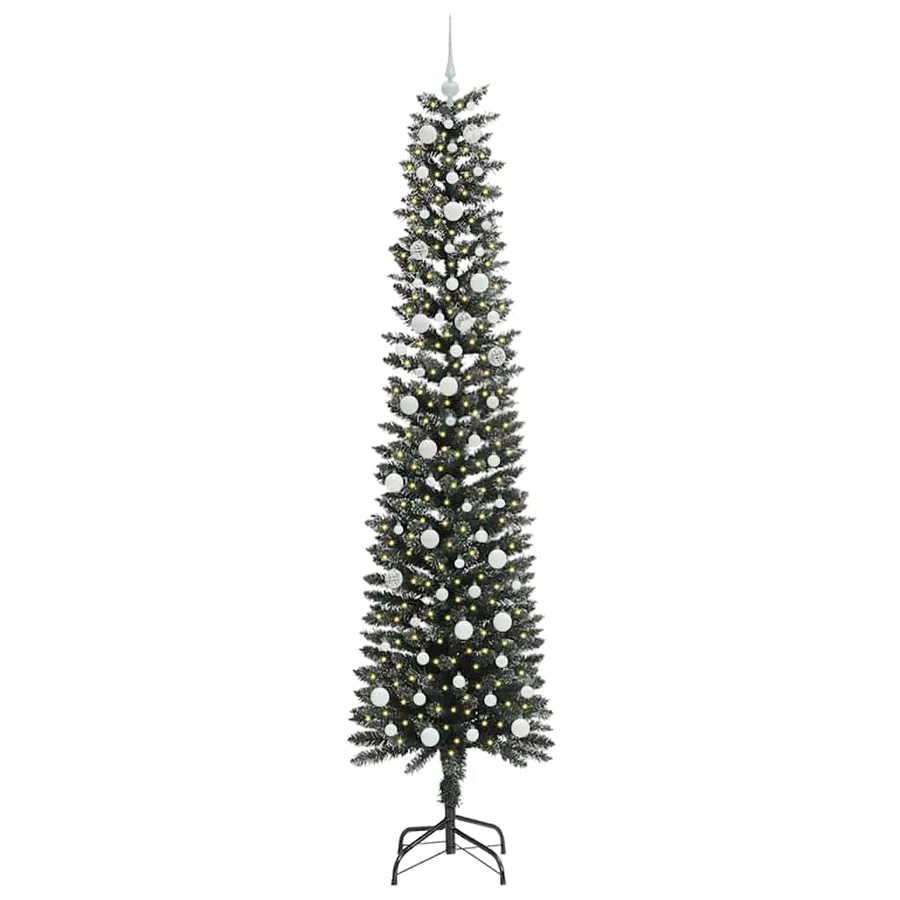 Sapin de Noël artificiel Vert 240 cm PVC, plastique et acier - 3
