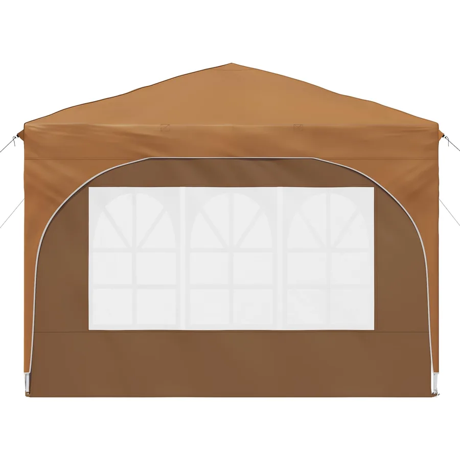 Tente de fête pop-up 290 x 290 x 245 cm Beige - 7