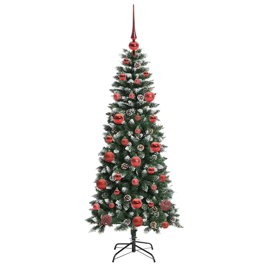 Sapin de Noël artificiel Vert 150 cm PVC, plastique et acier - 4