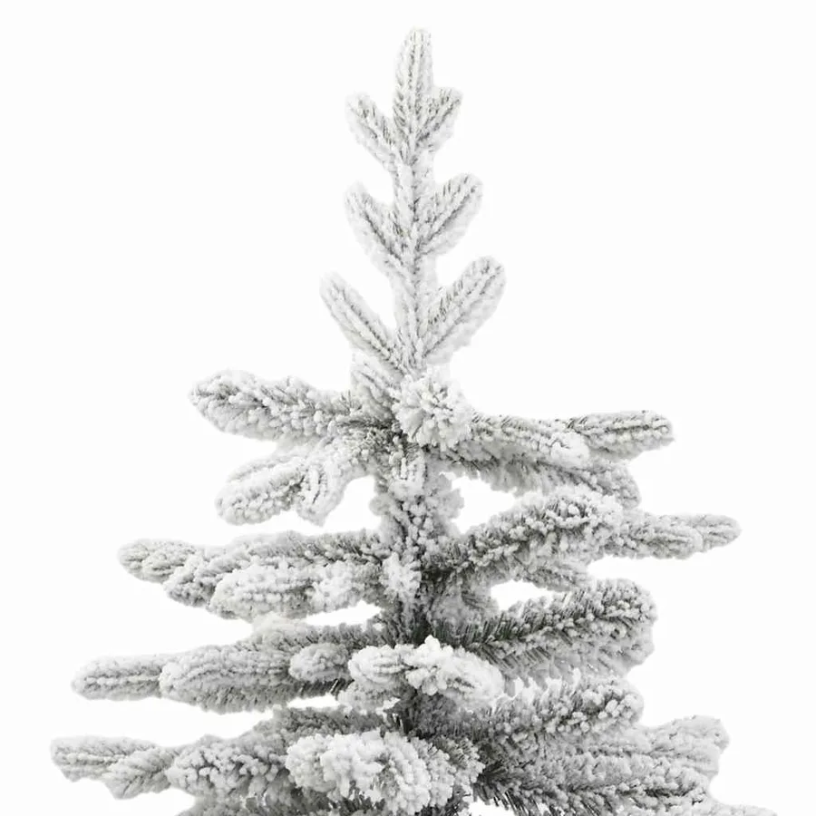 Sapin de Noël Artificiel à Branches Articulées Blanc 210 cm - 8