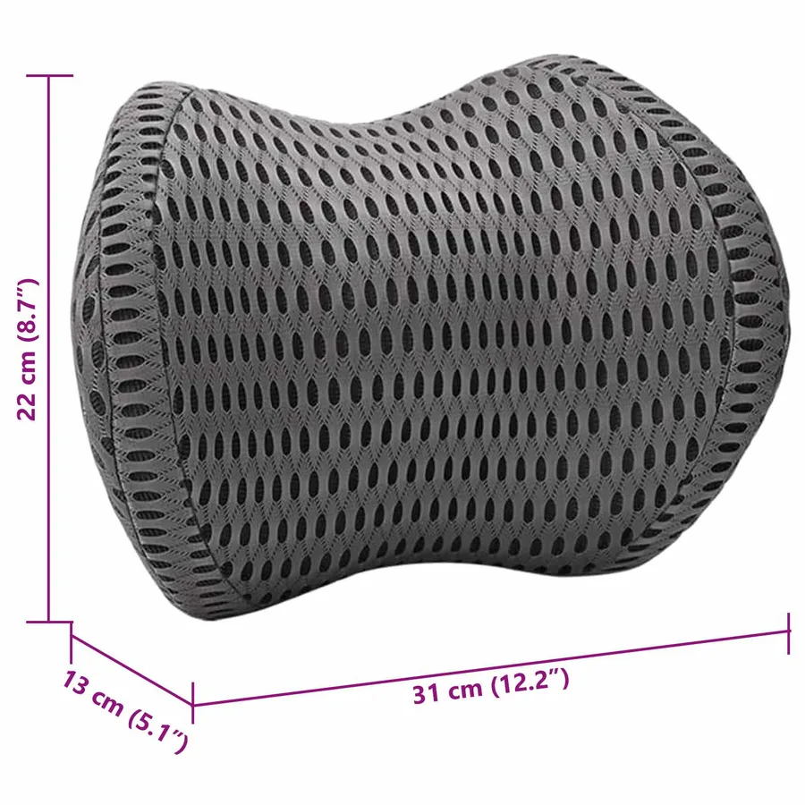 Coussin cervical Noir Mousse à mémoire de forme - 11