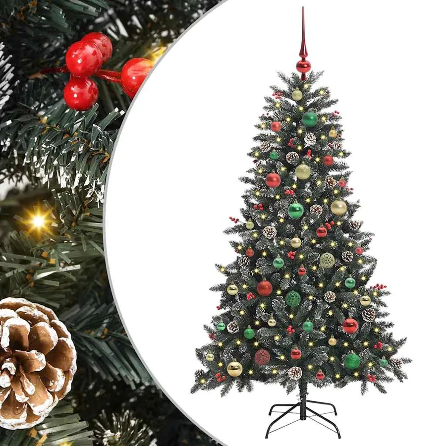 Sapin de Noël artificiel Vert 150 cm PVC, plastique et acier - 2