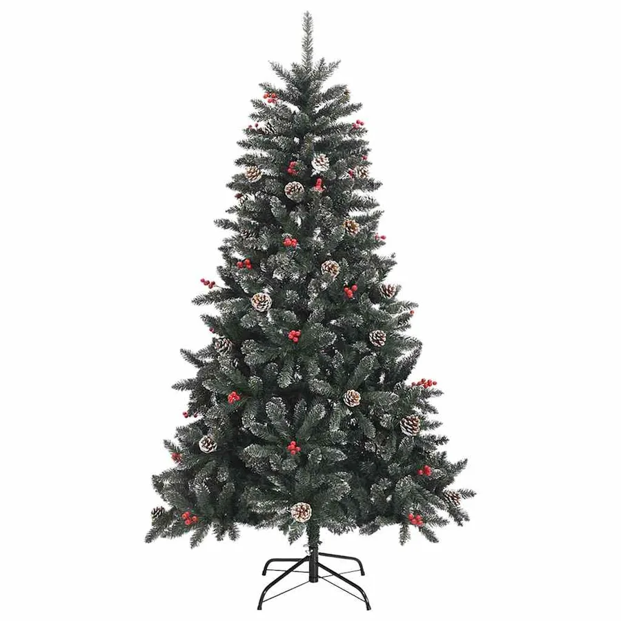 Sapin de Noël artificiel Vert 150 cm PVC, plastique et acier - 7