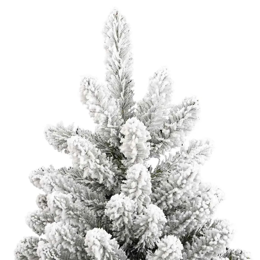 Sapin de Noël artificiel Vert et blanc 300 cm PVC et métal - 8