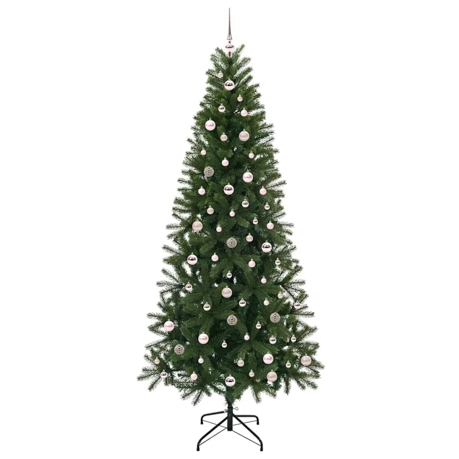 Sapin de Noël artificiel avec 300 LED Vert 240 cm PE et PVC - 4
