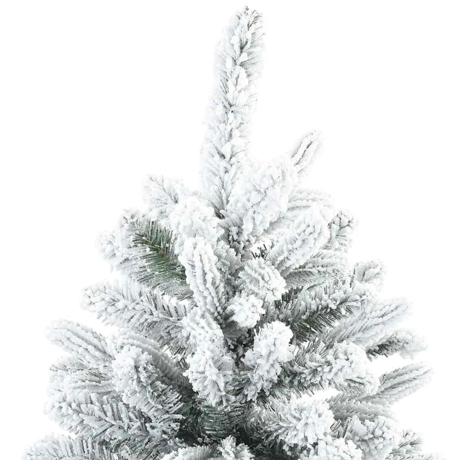 Sapin de Noël artificiel avec 300 LED Blanc 180 cm PE et PVC - 8