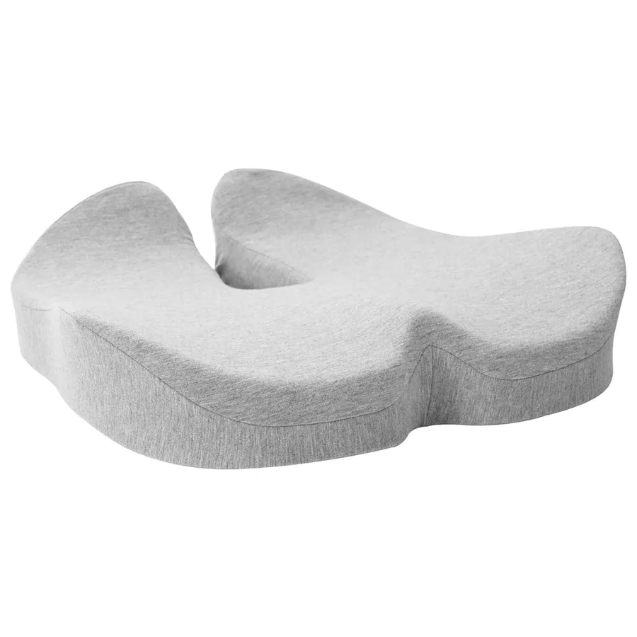 Coussin d’assise Couleur unie Gris clair 50 x 43 x 10 cm - 3