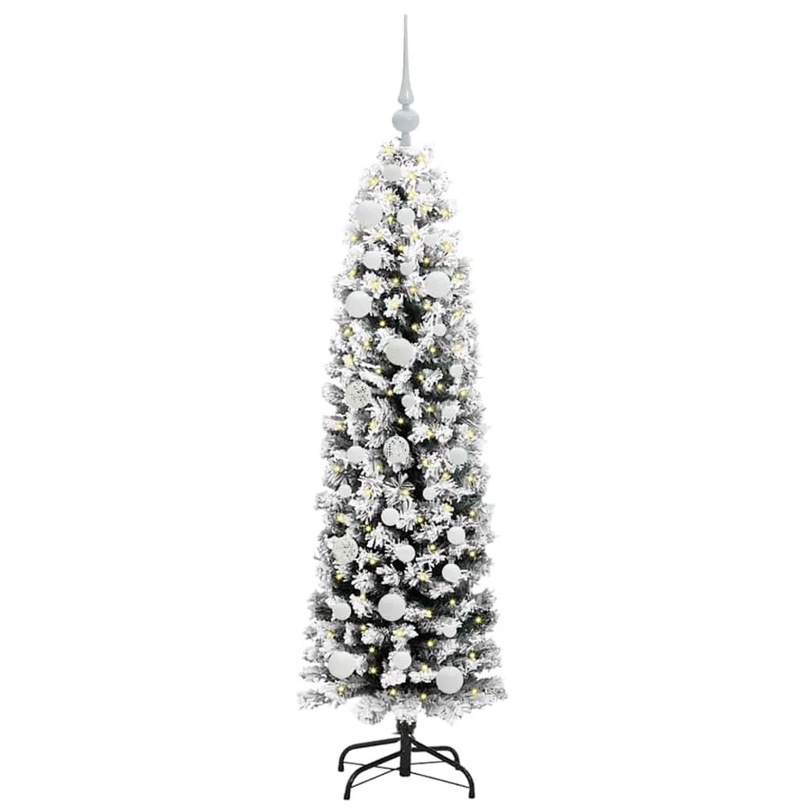 Sapin de Noël artificiel Vert 150 cm PVC et acier et plastique - 3