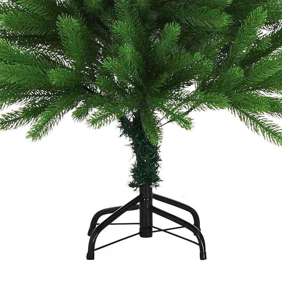 Sapin de Noël avec 150 LED avec support Vert 120 cm PE - 12