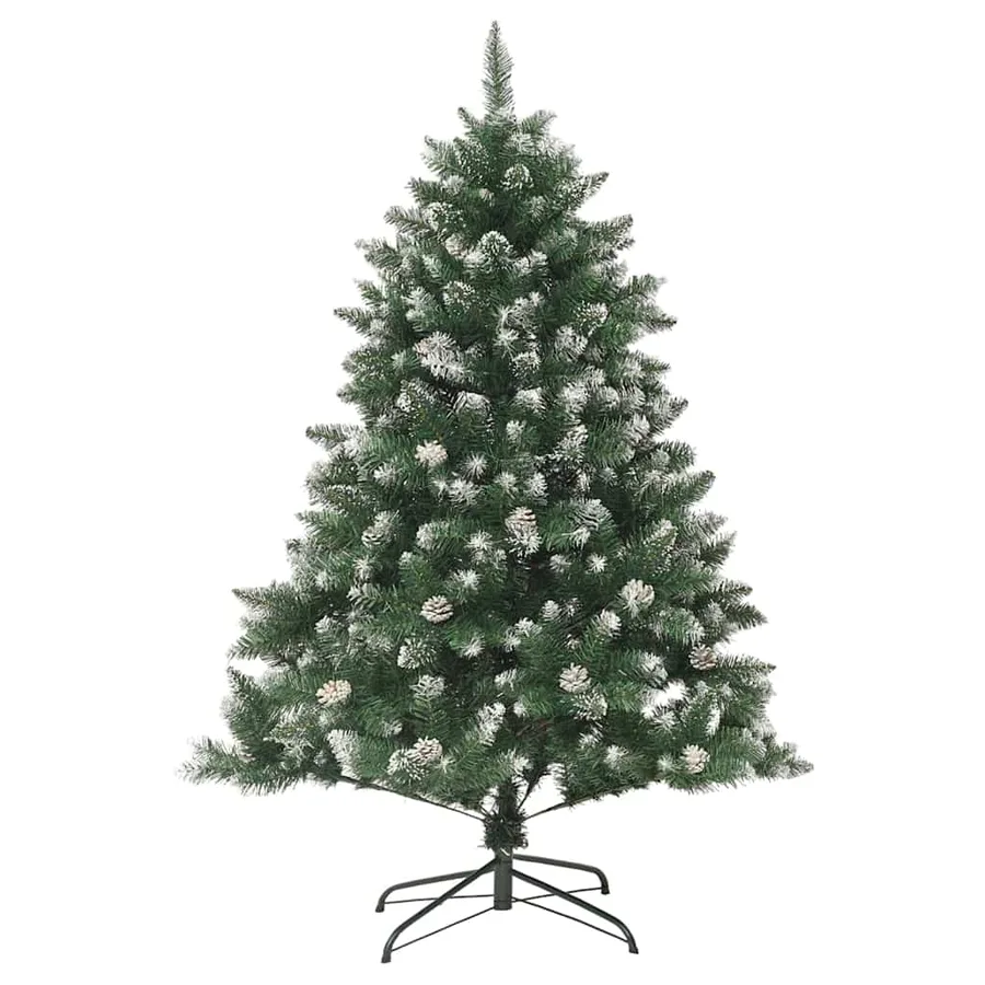 Sapin de Noël artificiel Vert 150 cm PVC, plastique et acier - 4