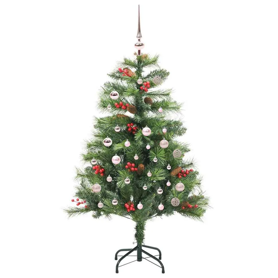 Sapin de Noël artificiel Vert 150 cm PVC et métal - 4