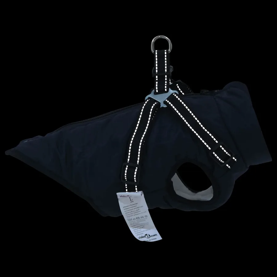 Manteau pour chien Bleu marine L24 Fleece et Polyester - 9