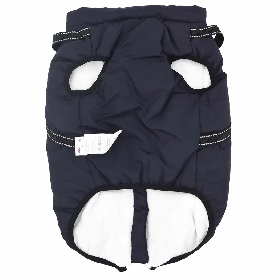 Manteau pour chien Bleu marine L48 Fleece et Polyester - 5
