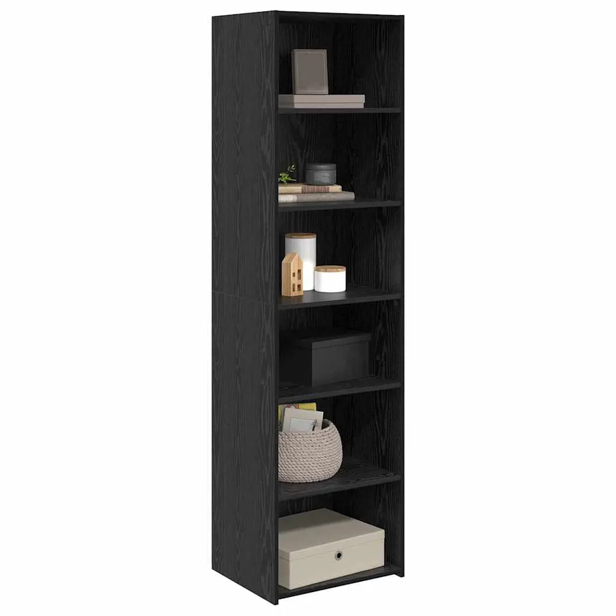 Armoire Chêne noir 50 x 41 x 185 cm Bois d'ingénierie - 3
