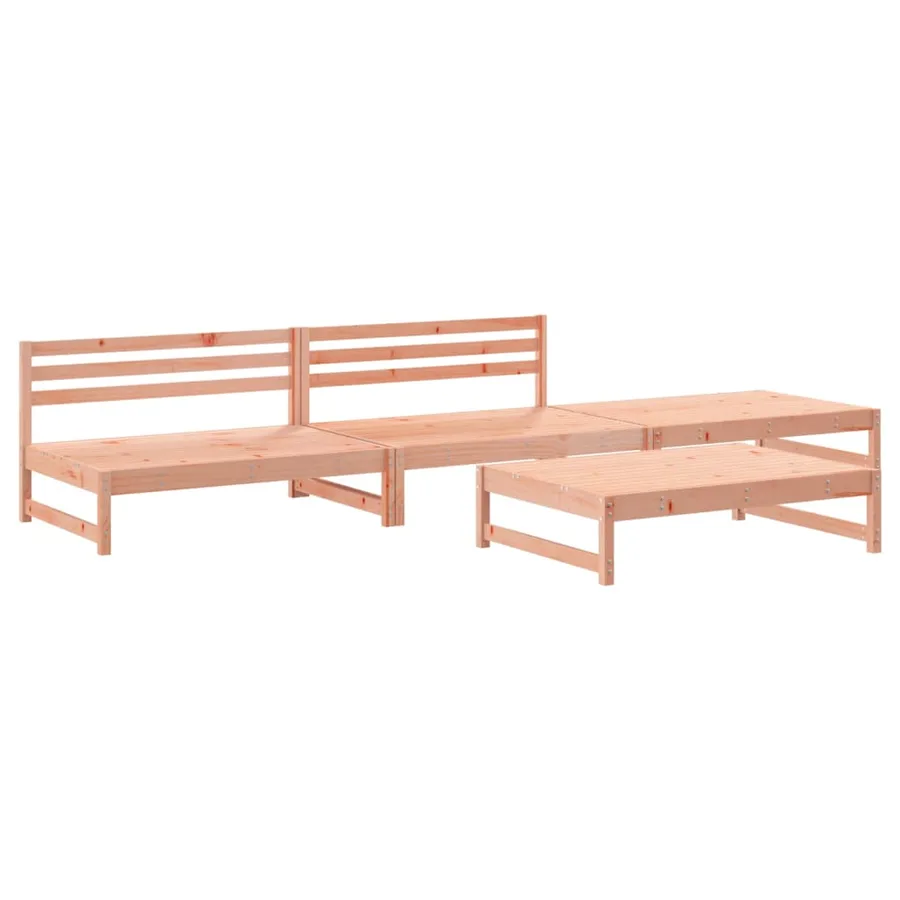 Salon de jardin 4 pcs bois massif douglas - 2
