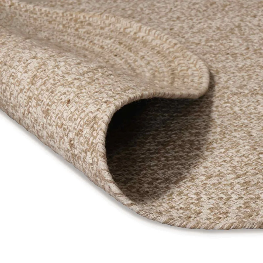 Tapis de surface Blanc 100 x 152 cm Jute - 4