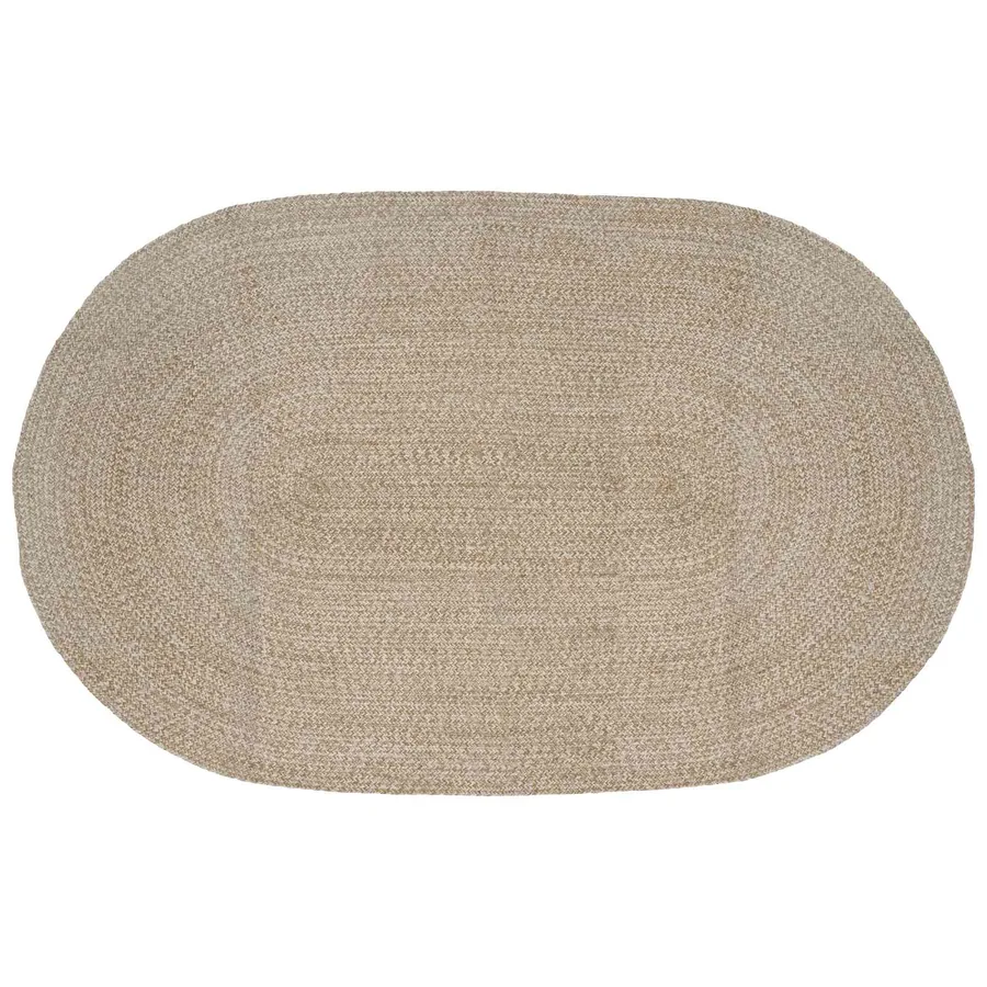 Tapis de surface Blanc 152 x 245 cm Jute