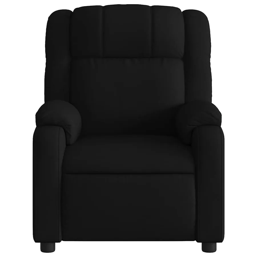 Fauteuil inclinable noir tissu - 6