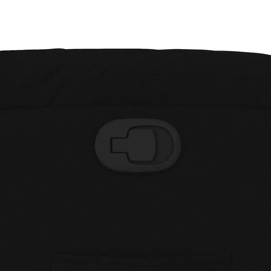 Fauteuil inclinable noir tissu - 9