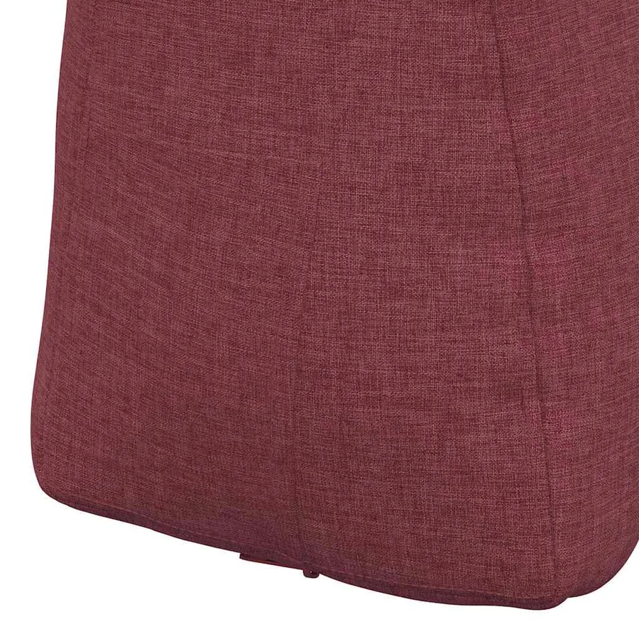 Coussin de Dos Bordeaux 60 x 24 x 50 cm tissu - 9