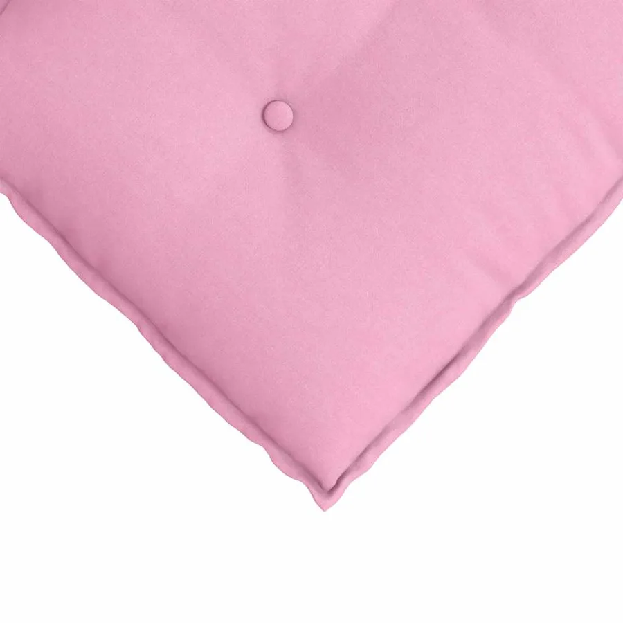 Coussin de Dos Rose 100 x 19 x 50 cm tissu - 7