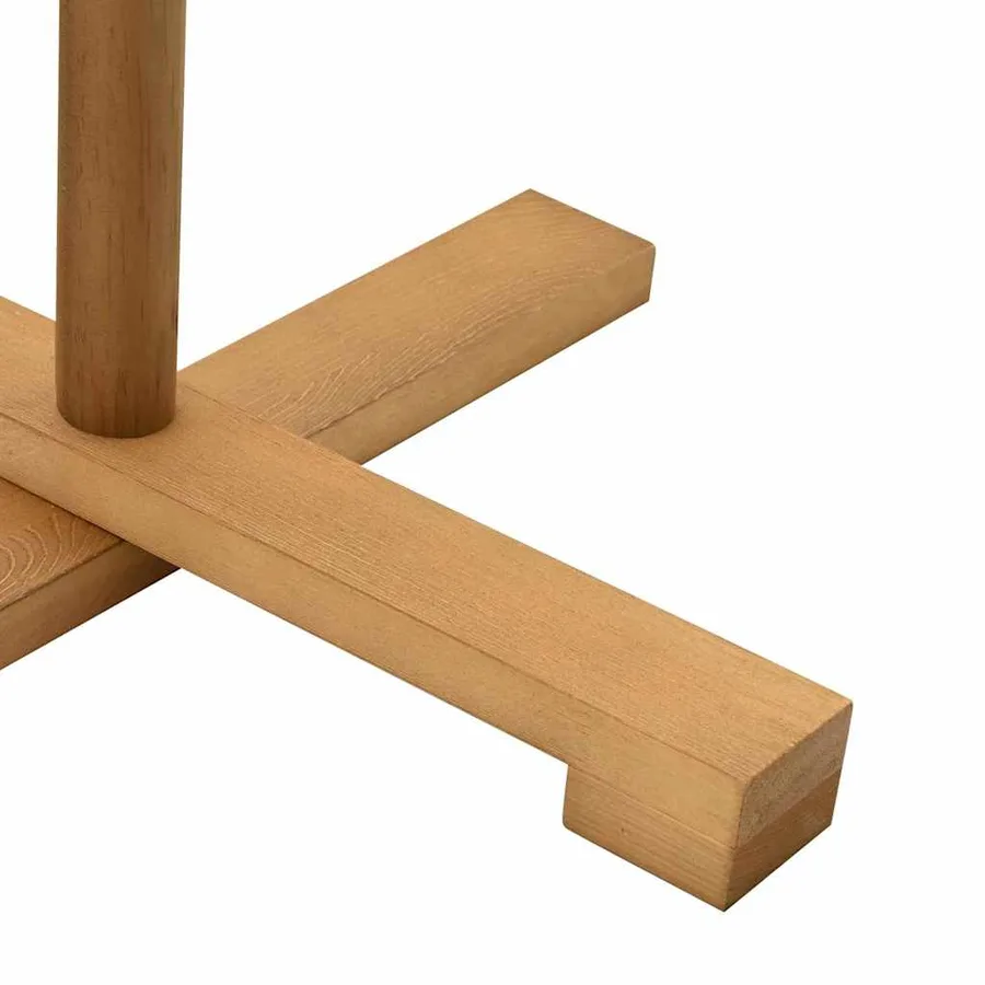 Arbre de Noël en bois Marron 150 cm Bois de pin massif - 9