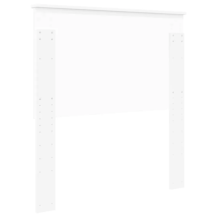 Tête de lit avec tête de lit Blanc 90 cm Bois d'ingénierie - 6
