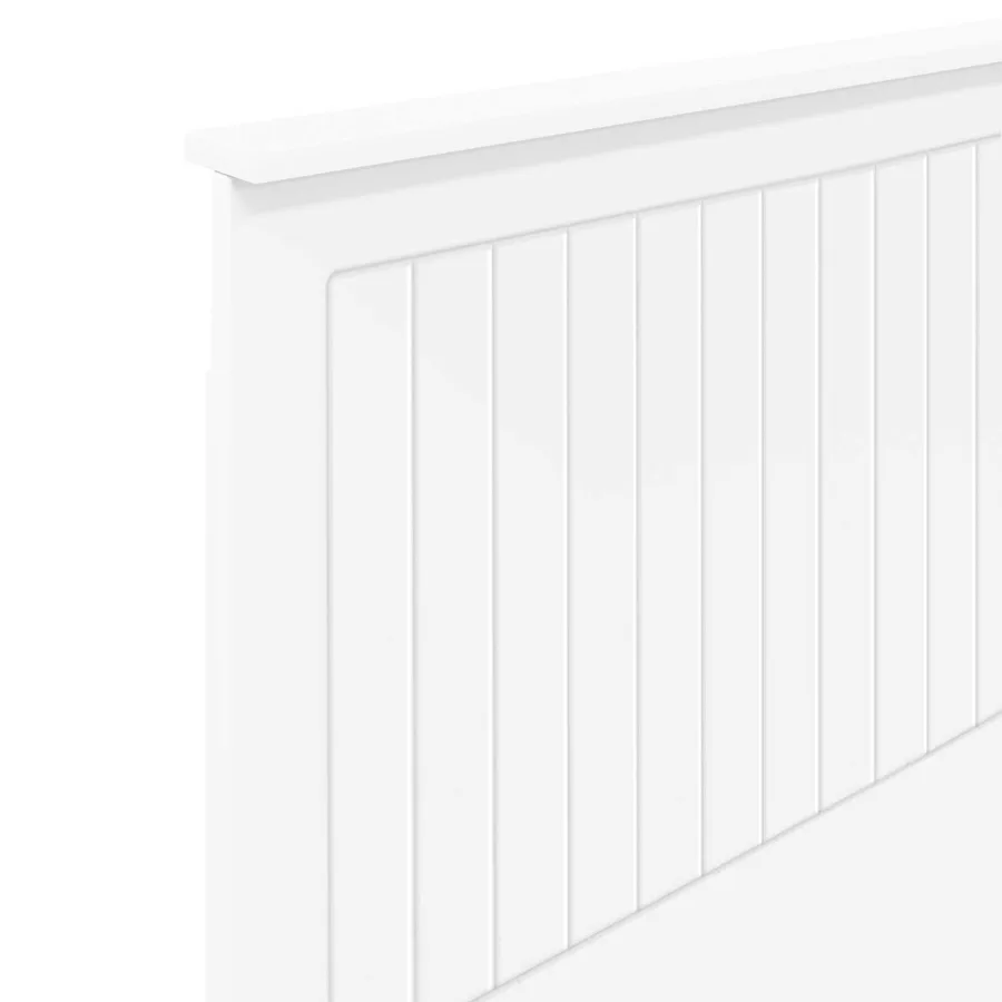 Tête de lit avec tête de lit Blanc 90 cm Bois d'ingénierie - 7