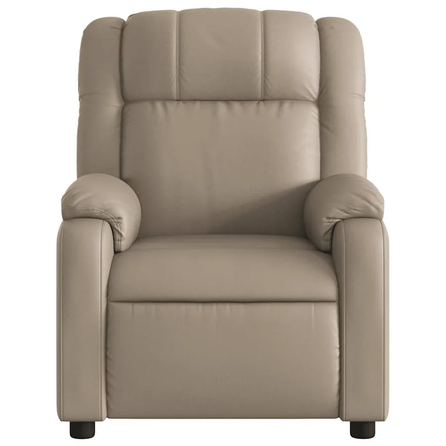 Fauteuil de massage inclinable Cappuccino Similicuir - 7