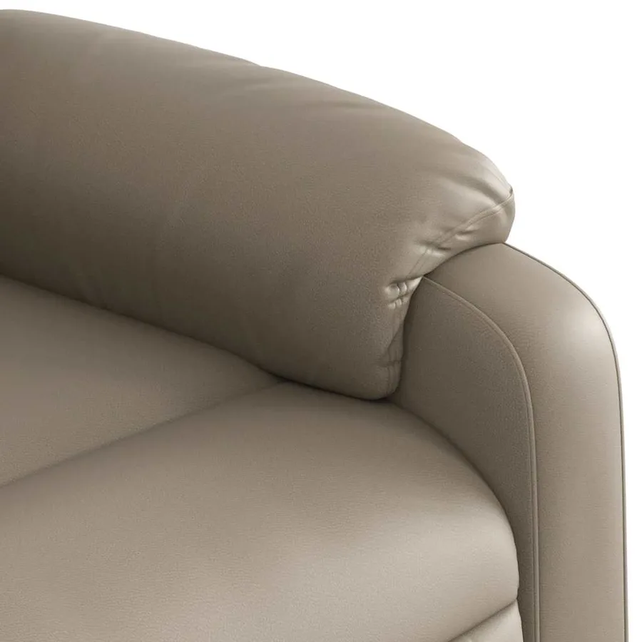 Fauteuil de massage inclinable Cappuccino Similicuir - 9