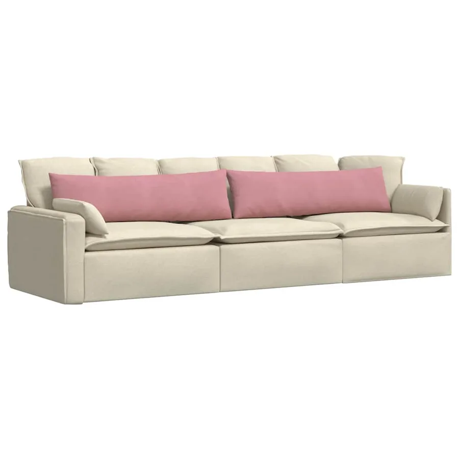 Coussins de canapé 2 pcs Rose 145 x 40 cm - 3