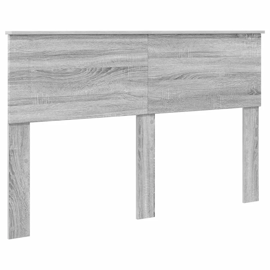 Cadre de lit Gris Sonoma 140 x 190 cm Bois d'ingénierie - 6