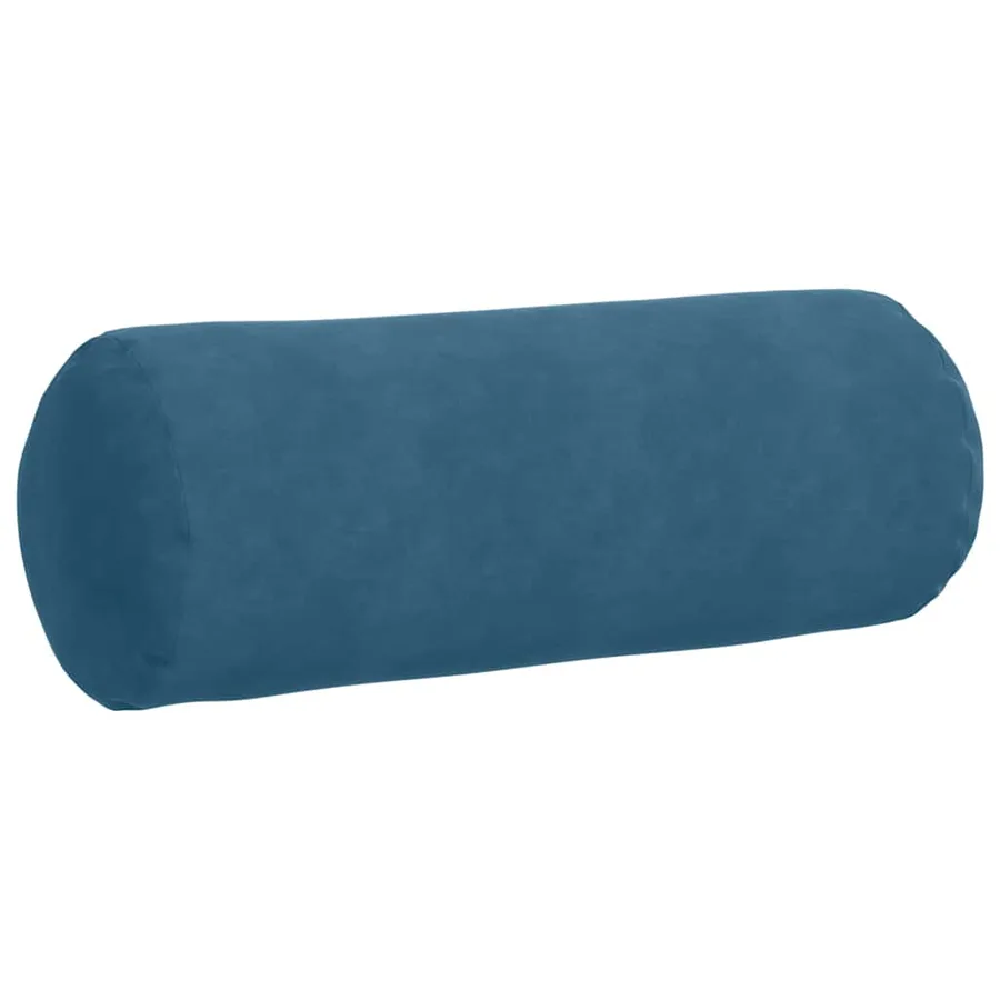 Coussins d'accent 2 pcs Bleu Ø 25 x 70 cm - 5