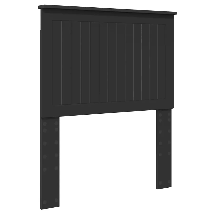 Tête de lit avec tête de lit Chêne noir 80 cm Bois d'ingénierie - 2