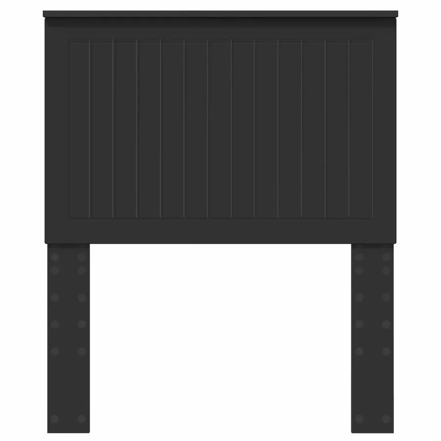 Tête de lit avec tête de lit Chêne noir 80 cm Bois d'ingénierie - 4