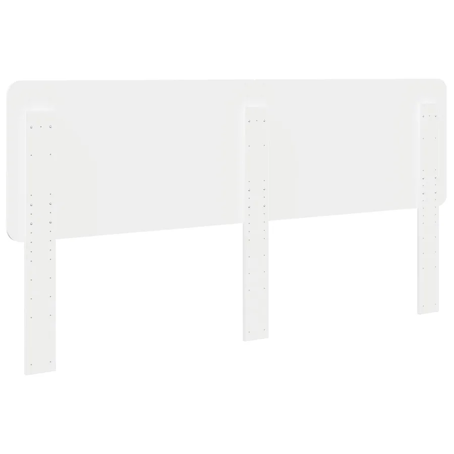 Tête de lit Blanc Bois d'ingénierie - 6