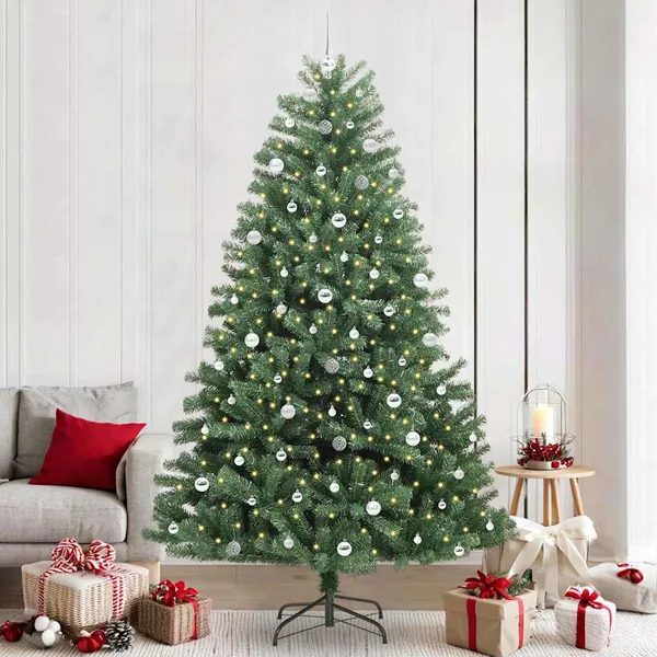 Sapin de Noël Artificiel à Branches Articulées Vert 240 cm