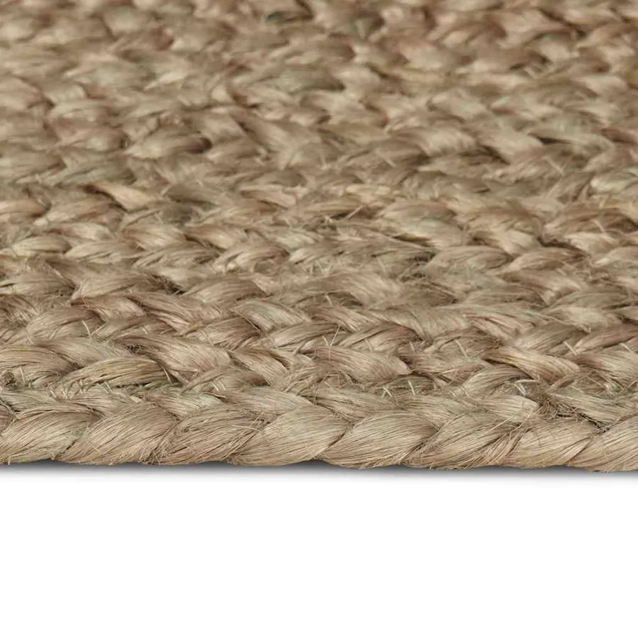 Tapis de surface Gris 80 x 200 cm Jute - 5