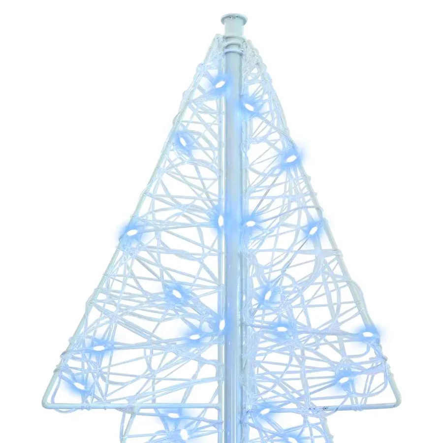 Sapin de Noël avec 240 LED Blanc Froid 180 cm Acrylique - 6